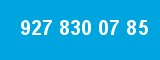 927 830 07 85 927 830 07 85